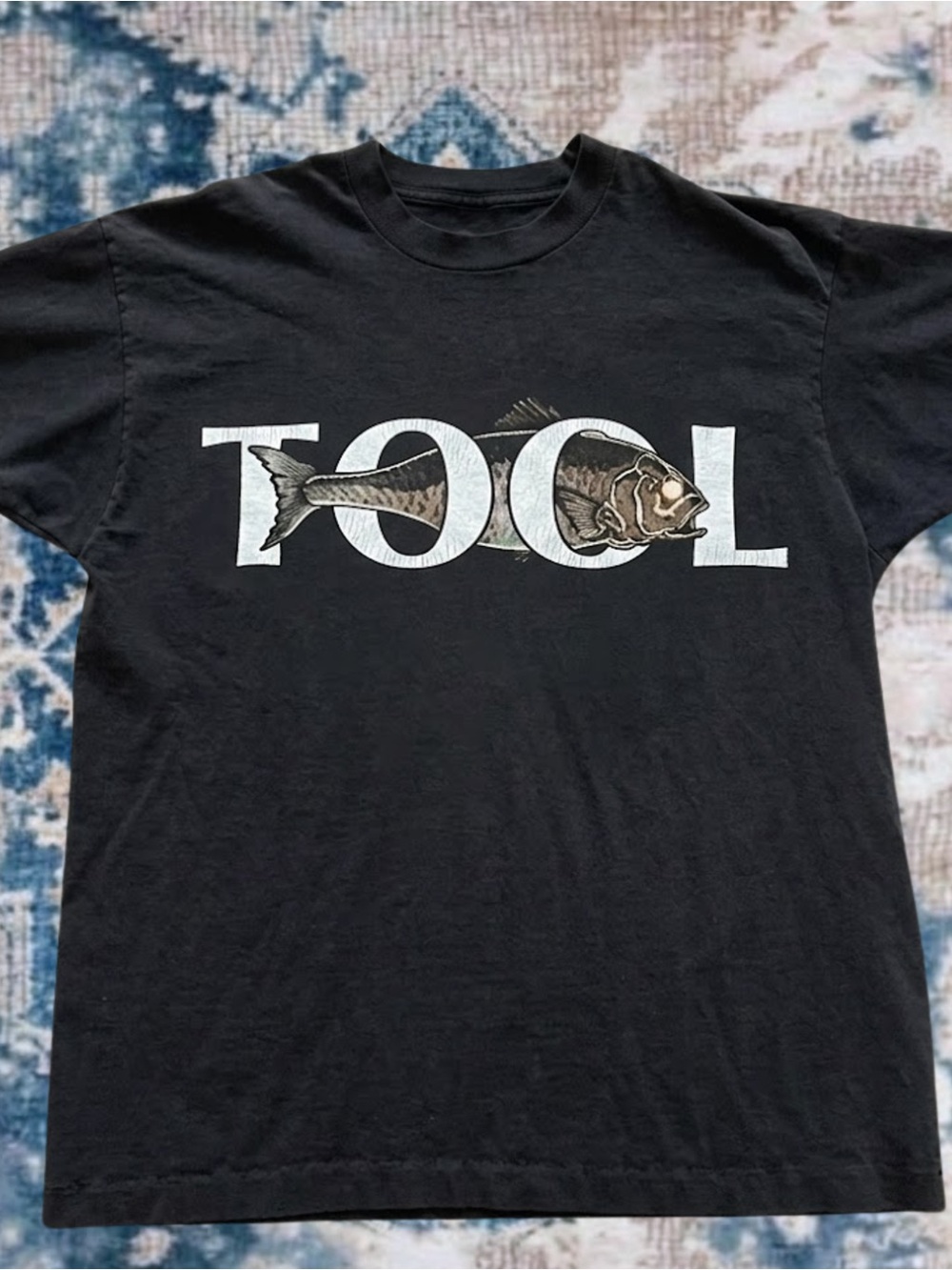 Gildan Black TOOL Fish Graphic Tee